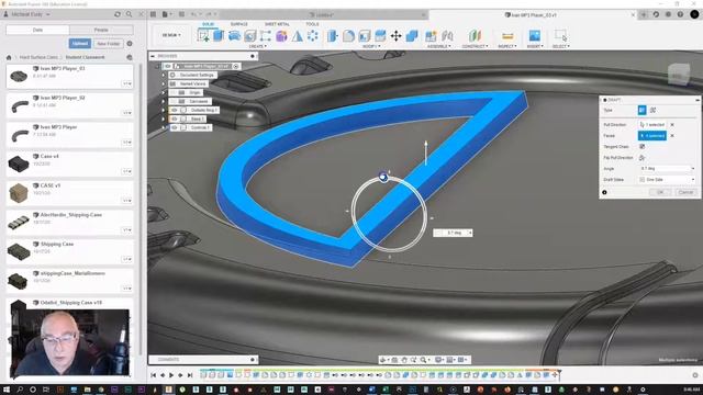 Fusion 360 | Modeling an MP3 Player: Part 2 смотреть онлайн