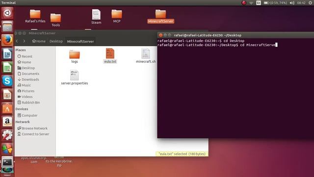 Setting up a Minecraft Server in Ubuntu Linux - TUTORIAL смотреть онлайн