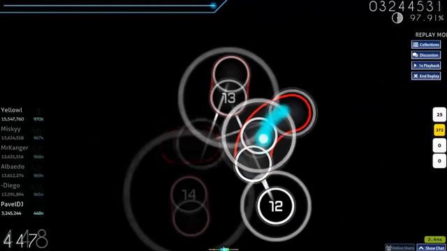 osu! | Paradigm Shift - Fractal Dreamers[Extra] | 5.45 * | PavelDJ смотреть онлайн
