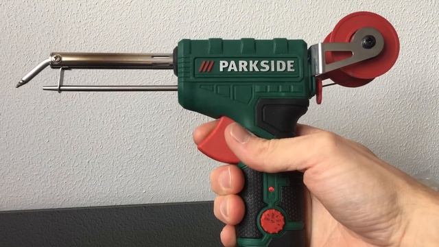 Parkside PLPD 60 A1 Soldering Gun With Solder Feed / Parkside Forrasztó
