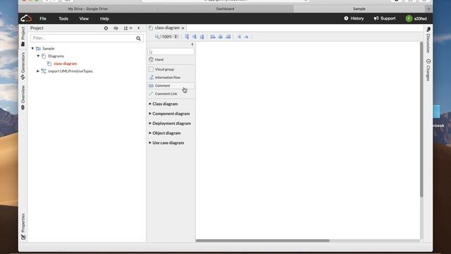 UML Diagram online tool genmymodel demo смотреть онлайн