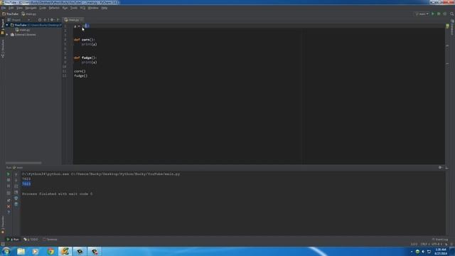 15 Python Programming Tutorial - Variable Scope смотреть онлайн