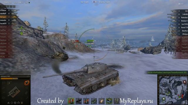 WOT: Arctic Region - E-50 - 8 frags - Patrol Duty, смотреть онлайн