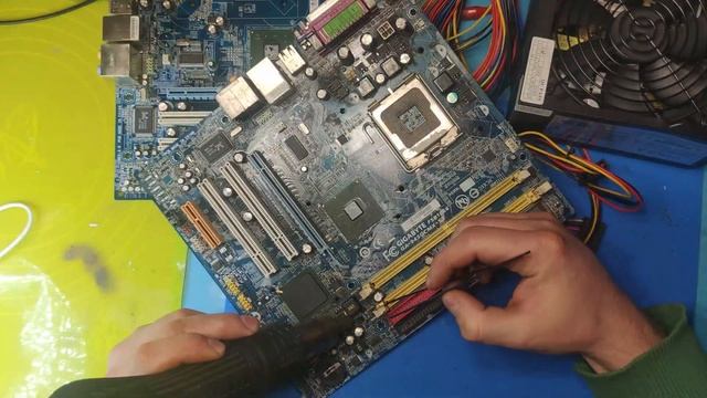 Ремонт компьютера, полный ремонт материнской платы ! часть 2 смотреть онлайн