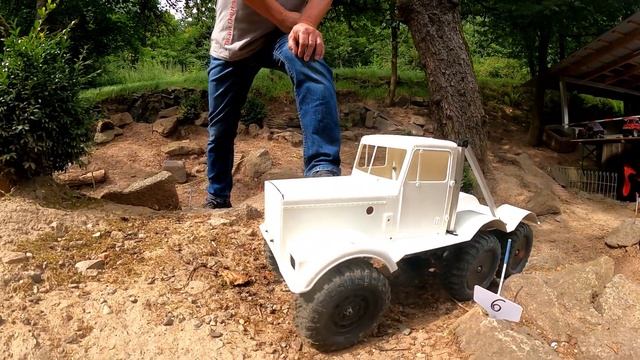 Remote Control King Hauler Trial Truck 6x6 as RC Trail Truck 6x6 in RC Truck Trial Parcour 1st Run смотреть онлайн