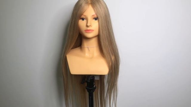 Манекен-голова женская YY Hair ОМС W3124R 60 см (светлый блонд) смотреть онлайн