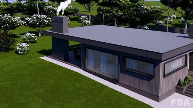 Гостевой дом в горах по фен-шуй / Feng Shui Architects смотреть онлайн