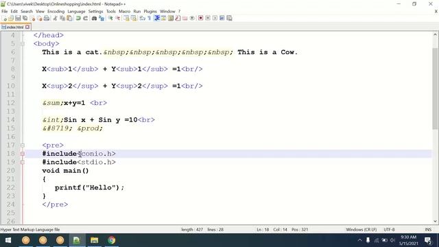 #2 HTML5 CSS3 BootStrap | HTML Basic Structure | sup, sub, pre, b, i, strong, em, s, del, u, small смотреть онлайн