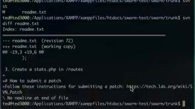 SVN Diff and Patch смотреть онлайн