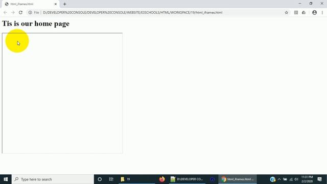 Iframe in html | Html Tutorial | E3schools смотреть онлайн