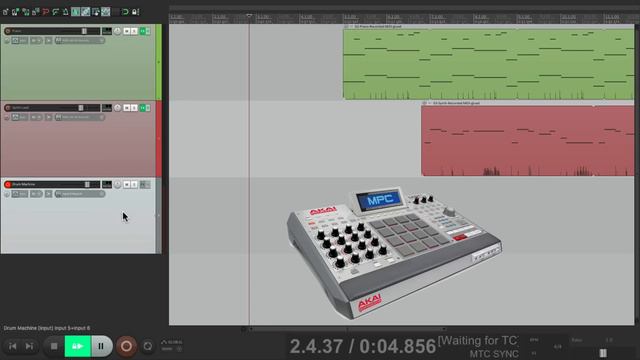 Syncing a MIDI Drum Machine to REAPER (Midi Time Code) смотреть онлайн