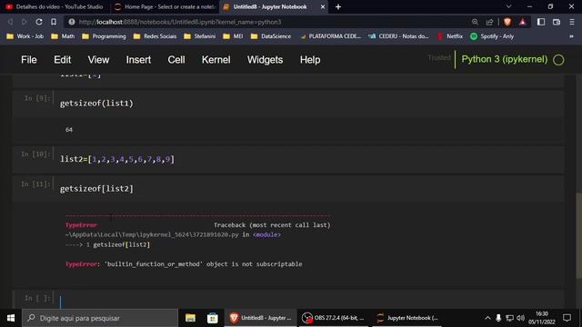 [Python tips videos] Knowing how many bytes a variable occupies in RAM with the function getsizeof( смотреть онлайн