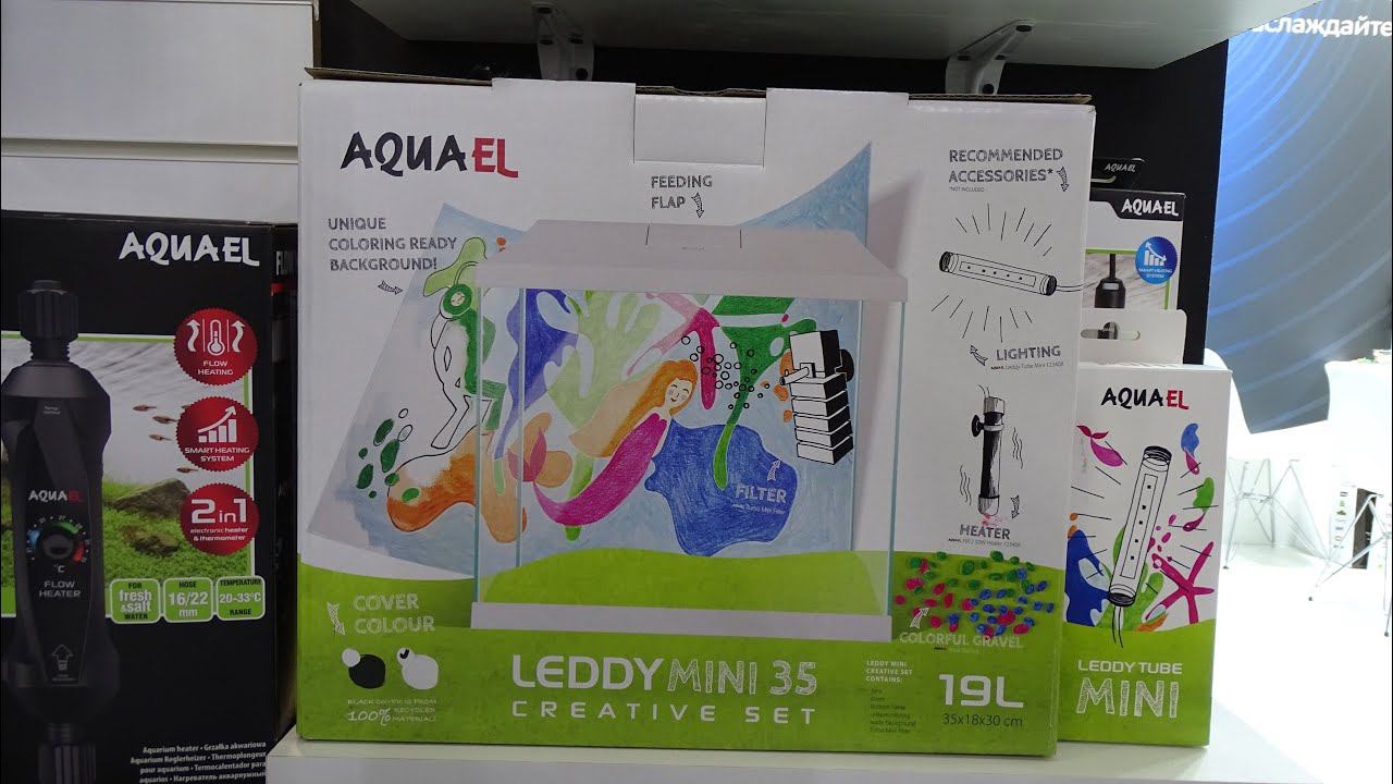 Аквариум Aquael LEDDY MINI смотреть онлайн