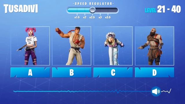 GUESS THE FORTNITE DANCE IN HIGH SPEED - FORTNITE CHALLENGE | tusadivi смотреть онлайн