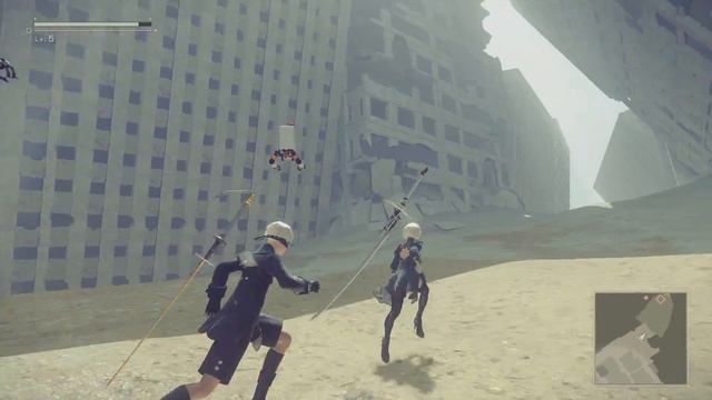 NieR Automata - Facade Desert Machines #3 смотреть онлайн