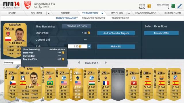 FIFA 14 Trading Tips - Gold Method *No Risk*