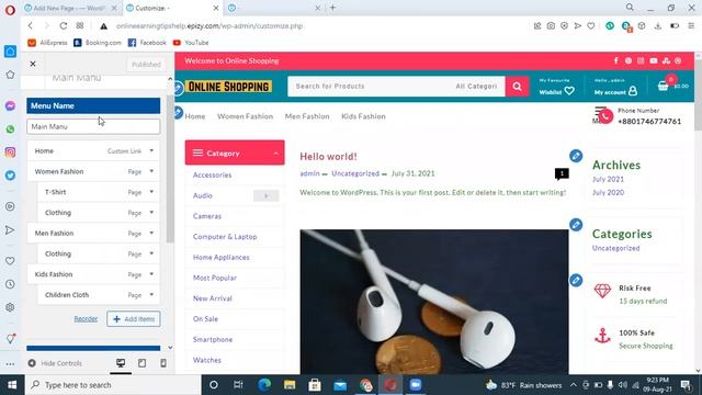how to make a website for WordPress !! Part 6 смотреть онлайн