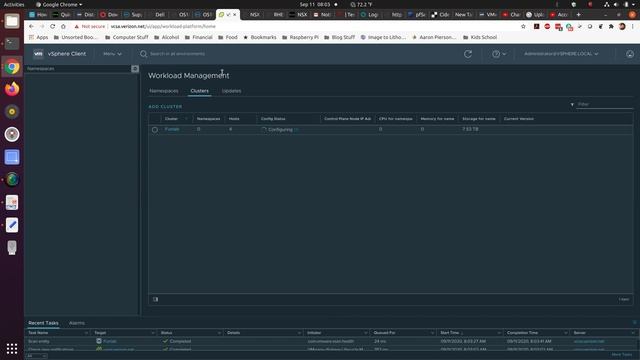 Turning on Tanzu in vSphere 7 смотреть онлайн