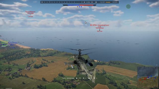 War Thunder Ka-50 vs Phantom смотреть онлайн