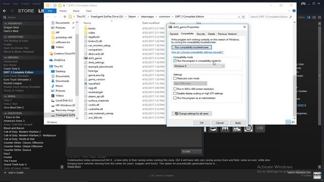 How to fix dirt 3 (windows 10) if it crashes after loading screen смотреть онлайн