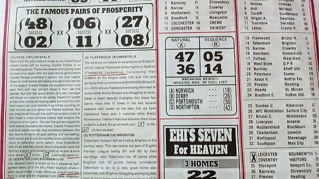 WEEK 40,2023 ANOTHER CLASS ACT FROM UK FOOTBALL POOLS PAPERS PREVIEW @UCK788 смотреть онлайн
