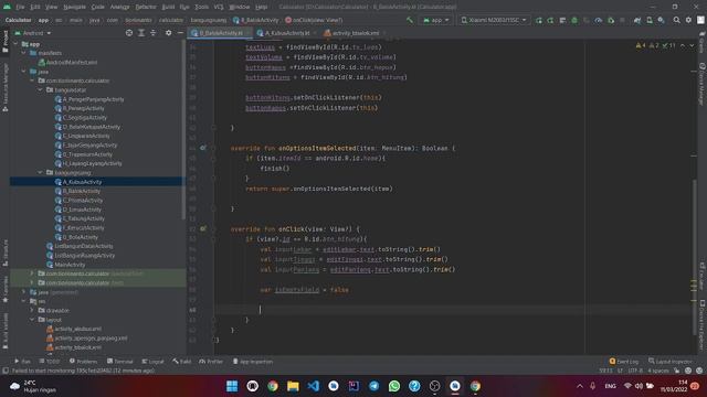 Tutorial Make Calculator Bangun Ruang dan Bangun Datar with Kotlin part 7 | ENGLISH смотреть онлайн