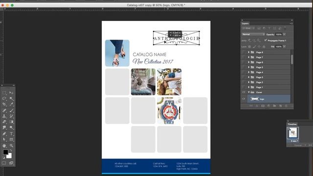 Photoshop Product Catalog Design Tutorial ID07 смотреть онлайн