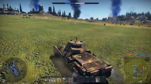 War Thunder. Итальянский танк, итальянская озвучка и спасение дымами смотреть онлайн