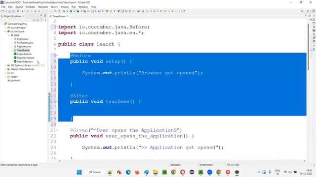 Hooks in Cucumber (Cucumber BDD - Part 28) смотреть онлайн