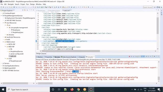 SOAP WebService using Eclipse смотреть онлайн
