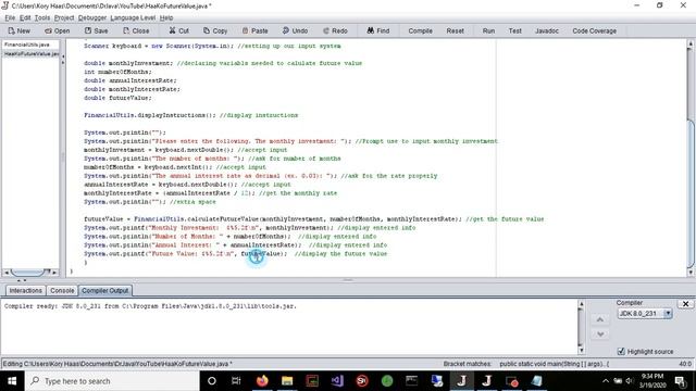 Java - Future Value (C4P1) смотреть онлайн