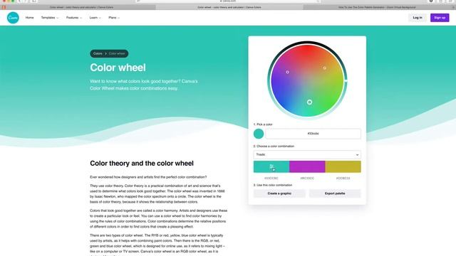 How to Use the Canva Color Wheel смотреть онлайн
