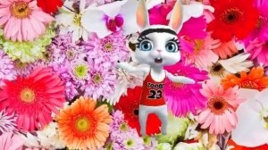 Поздравление с 8 марта от Зайки