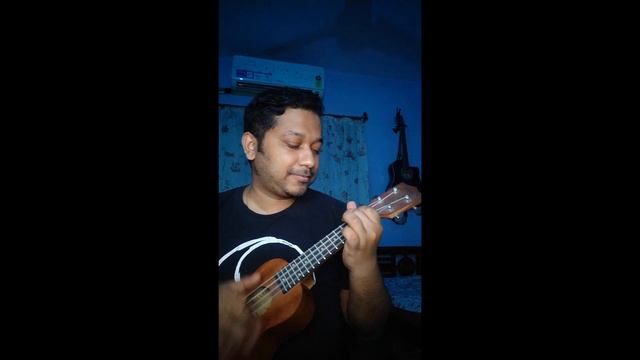Nirvana - Smells Like Teen Spirit Intro Electric Guitar Riff on Ukulele смотреть онлайн