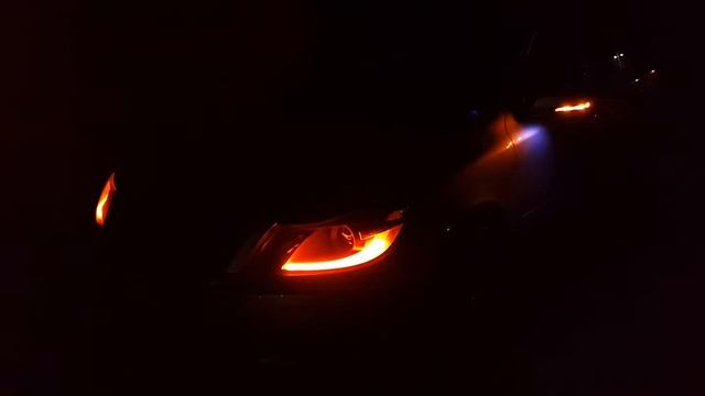 Skoda Octavia LED daylight + LED turn signal смотреть онлайн