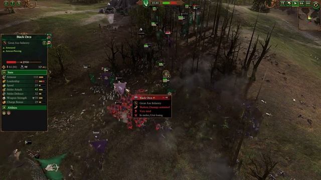 A real uphill battle | Wood Elves vs Greenskins - Warhammer 3 Land battle смотреть онлайн