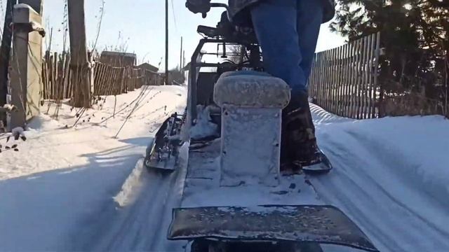 Самодельный снегоход покатушки отчёт за 2 сезона смотреть онлайн