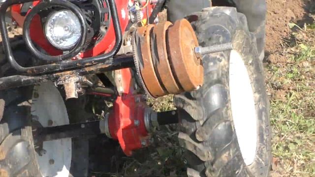 Мотоблок Shtenli 1900 в паре с плугом от мотоблока Беларус-09 МТЗ смотреть онлайн