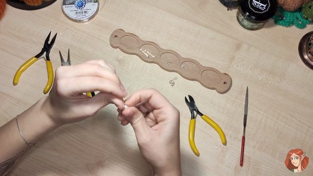 Wire Wrapping Tutorial - Серьги-гвоздики из кристаллов - Free Wire Wrap Lesson - Stud Earring