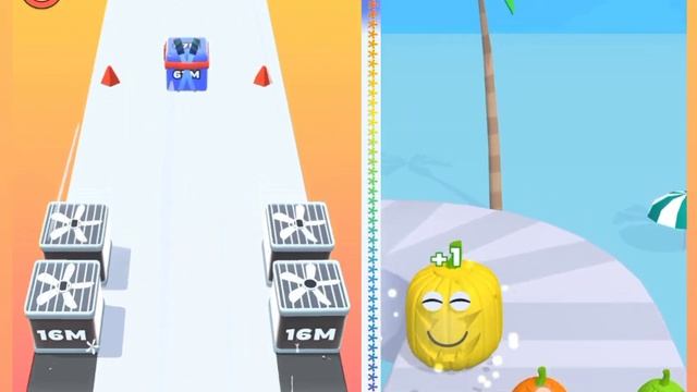 Satisfying Mobile Game / Jelly Run 2048 Vs Juice Run 2048 Game Videos New Update Gameplay