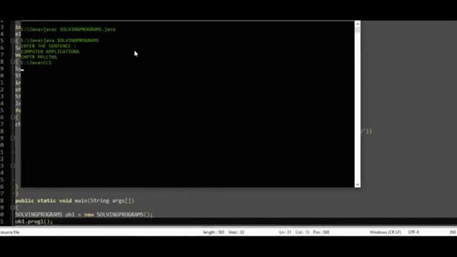 STRING PROGRAMS IN JAVA смотреть онлайн