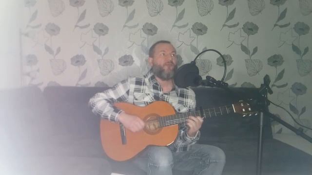 #игра на гитаре. "Расцвела под окошком..." "Blossomed under the window..." смотреть онлайн