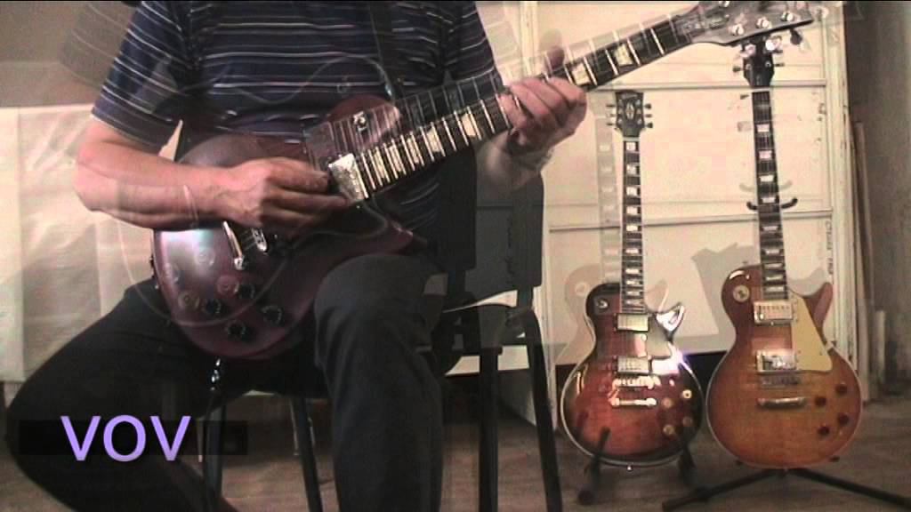 Мои любимые гитары - Gibson Les Paul и Gibson VOV custom, standard. смотреть онлайн