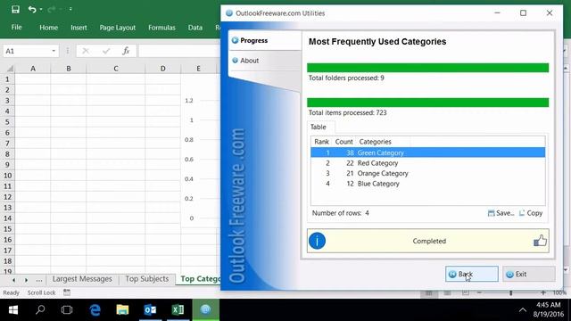 Report on Most Frequently Used Outlook Categories смотреть онлайн