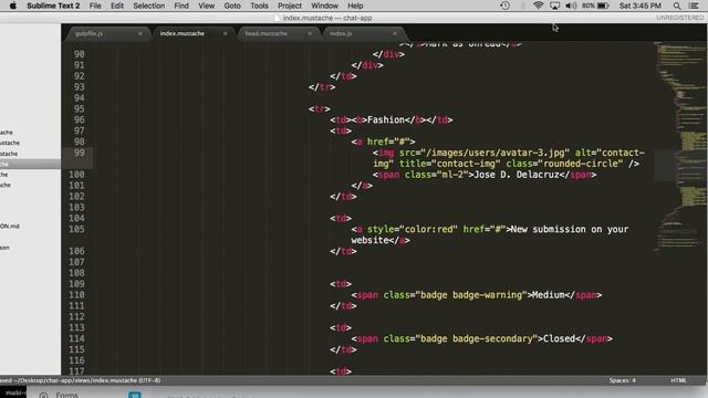 3. Node JS & Express Intro - Chat Site Reddit Clone смотреть онлайн