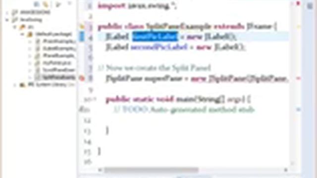 Java swing GUI tutorial 4 JSplitPane YouTube смотреть онлайн