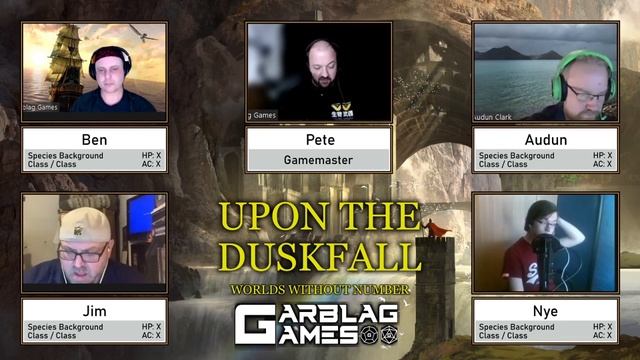 Upon the Duskfall Episode 0 - Worlds Without Number Actual Play смотреть онлайн