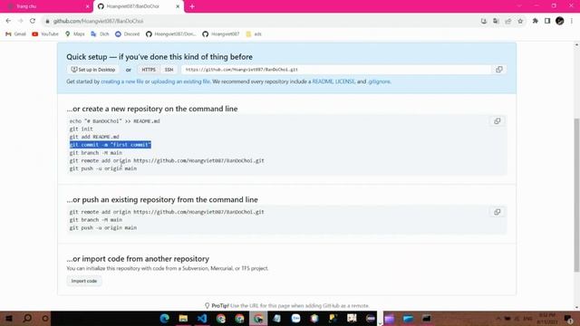 Git.6 Hướng dẫn upload project lên GitHub và Page use root Master смотреть онлайн