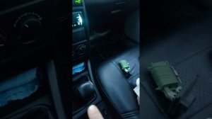 Переключатель скоростей печки, реле печки, работает только на 4 положении, не работает обдув печки